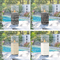 Gas Terrassenfeuer Neocube - O Dekton