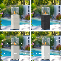 Gas Terrassenfeuer Neocube - O Lithotech