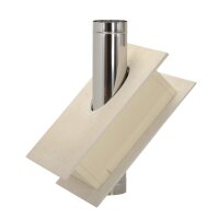 Brandschutz Dachdurchführung DW 180 mm Länge 300 mm 45°