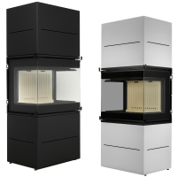 Kaminofen 9 kW A.Caminetti SCANDINAVIAN 65 BH WH