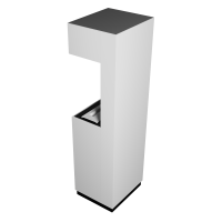 Sierra Mini Kratki Weiß Ethanol Kamin