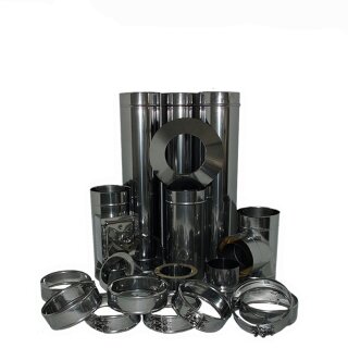 Schornstein Bausatz DW 150 mm Höhe 4,7 m Materialstärke 0,6 mm