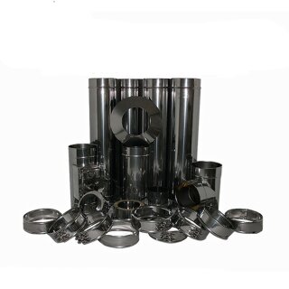 Schornstein Bausatz DW 150 mm Höhe 5,7 m Materialstärke 0,8 mm