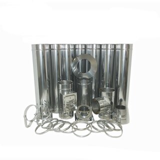 Schornstein Bausatz DW 200 mm Höhe 8,7 m Materialstärke 0,5 mm