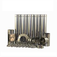 Schornstein Bausatz Doppelwandig DW 150 mm Farbig 6,0 m...