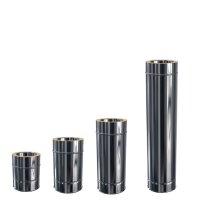 Edelstahlschornstein Längenelement DW 160 Doppelwandig