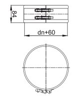 DW 113 Premium Klemmband breit schnellspann Doppelwandig