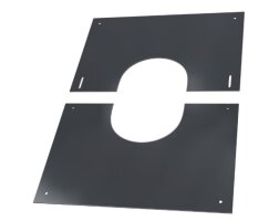 DW 130 Edelstahl Deckenblenden 2-teilig eckig nicht...