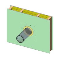 Brandschutz Wanddurchführung DW 150 Universal