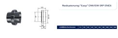 Edelstahlschornstein Doppelwandig Übergang / Adapter EW-DW 113 mm 0,5 mm