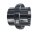 Edelstahlschornstein Doppelwandig Übergang / Adapter EW-DW 130 mm 0,5 mm