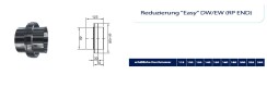 Edelstahlschornstein Doppelwandig Übergang / Adapter EW-DW 180 mm 0,5 mm