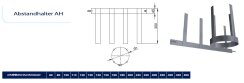 Kamin. - Schornsteinsanierung Abstandhalter DN 120 mm