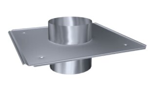 Kamin. - Schornsteinsanierung Schachtabdeckung Kaminabdeckung DN 100 0,5 mm