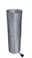 Kamin. - Schornsteinsanierung Längenelement Prüföffnung / Kondensatableiter DN 113 mm 1,0 mm