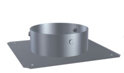 Kamin. - Schornsteinsanierung Schachtabdeckung mit Hinterlüftung DN 130 mm
