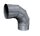 Kamin. - Schornsteinsanierung Winkel / Bogen drehbar 0-90 Grad DN 225 mm 0,8 mm