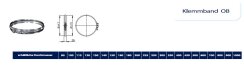 Kamin. - Schornsteinsanierung Klemmband DN 180 mm 0,6 mm