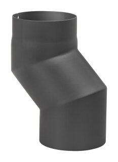 Winkel Bögen DN 120 mm Versatzbogen 120 mm schwarz