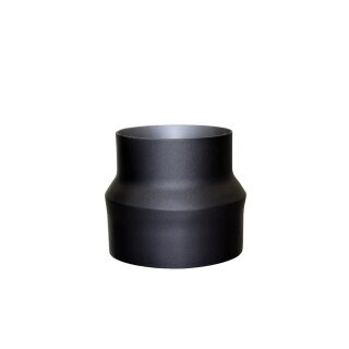 Rauchrohr Ofenrohr Reduzierungen  130 / 120 mm schwarz