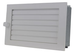 Warmluftgitter 25 cm x 15 cm  Standard weiß
