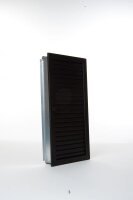 Warmluftgitter hochkant 23 cm x 45 cm schwarz