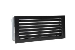 Kaltluftgitter 20 cm x 15 cm Standard schwarz
