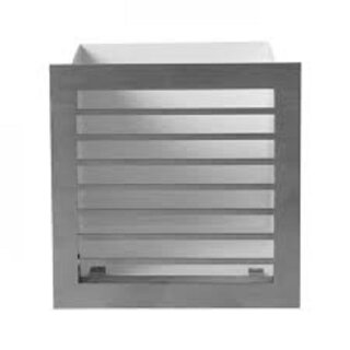 Designblenden für Luftbox 13 cm x 13 cm D1-Schlitze waagerecht / senkrecht weiß