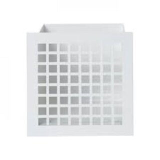 Designblenden für Luftbox 13 cm x 13 cm D3-quadratische Öffnungen weiß