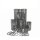Edelstahlschornstein Doppelwandig Konfigurator DW 150 mm Höhe 4,7 m Basic 0,5 mm