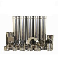 Edelstahlschornstein Doppelwandig Konfigurator DW 160 mm...