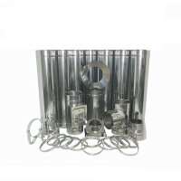 Edelstahlschornstein Doppelwandig Konfigurator DW 200 mm...