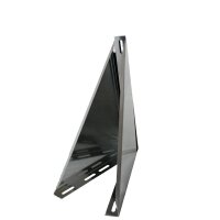 Edelstahlschornstein Schornstein Konfigurator DW 120 3,7 m Wandmontage - 50 mm 500 mm Länge Premium 0,6 mm