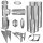 Edelstahlschornstein Schornstein Konfigurator DW 180 8,7 m Wandmontage - 50 mm 500 mm Länge Basic 0,5 mm