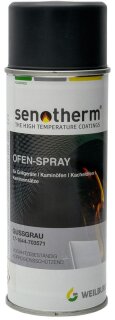 Senotherm Ofen - Lack guss/grau 400 ml Hitzebeständig - 500°C