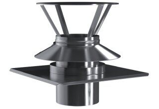 Kamin. - Schornsteinsanierung Schachtabdeckung Kombielement DN 160 mm