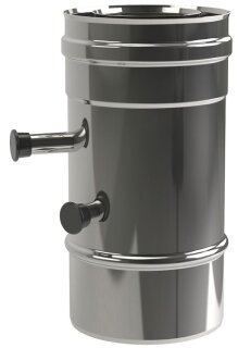 LAS Reduzierung mit Meßstutzen konzentrisch DN 80/125 mm Edelstahl