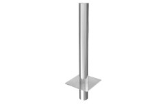 Einwandige Kaminerhöhung DN 120 mm Höhe 1000 mm...