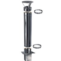 Doppelwandige Schornsteinverlängerung DW 130 mm 3,0...