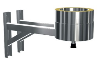 ZEN-Schornstein Wandkonsole mit Fußteil einstellbar DW 150 mm 210 - 310 mm