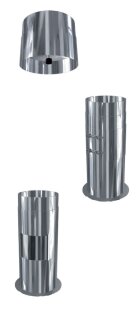 ZEN-Schornstein Standfuß inkl. Reinigung und Kondensatablauf unten