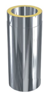 ZEN-Schornstein Wanddurchführung 500 mm inkl. Doppelwandfutter