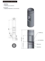 ZEN-Schornstein Starterrohr für Ofen Anschlußstutzen DW 200 mm L 1000 mm