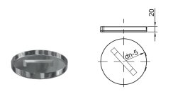 ZEN-Schornstein Rußbehälter für Starterrohr DW 130 mm