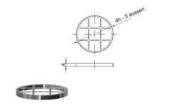 ZEN-Schornstein Kugelfang für Kaminofen Anschlußstutzen Ø 150 mm