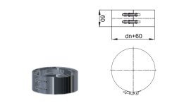 ZEN-Schornstein Klemmband DW 150 mm Klemmband breit