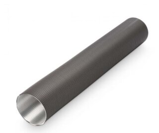 Aluflexrohr 2-lagig Ø 50 mm grau ohne Wandrosette