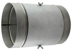 Steckverbinder mit Revision für Aluflexrohr Ø 125 mm