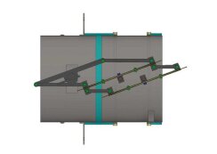 Verbrennungsluftsystem mit einer Klappe Ø 150 mm ohne Griffverlängerung ohne Isoliermuffe