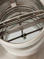 Verbrennungsluftsystem mit Doppelklappe Ø 100 mm ohne Griffverlängerung mit Isoliermuffe